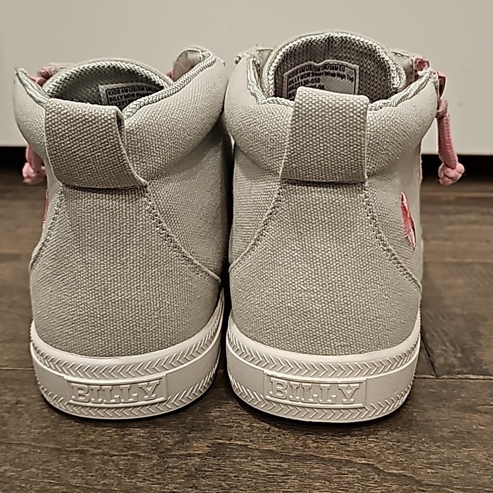 New Billy Short Wrap Girl's High Top Sneakers sz 4 NWOT - Picture 3 of 8